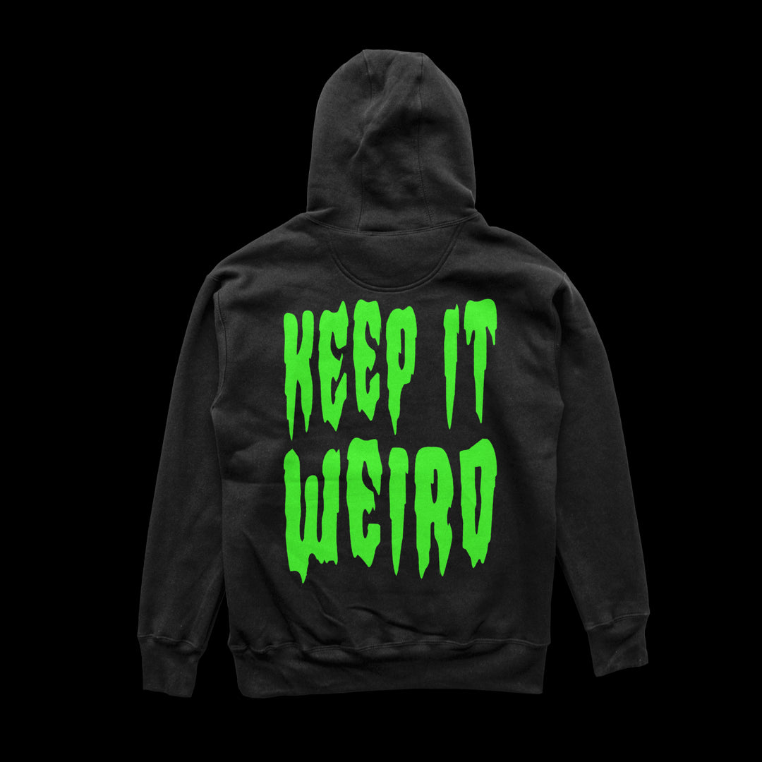 Object of Power nerdy gamer anime tabletop roleplaying Hoodie Keep It Weird Hoodie Black / S