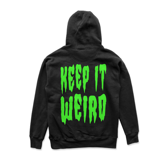 Object of Power nerdy gamer anime tabletop roleplaying Hoodie Keep It Weird Hoodie Black / S