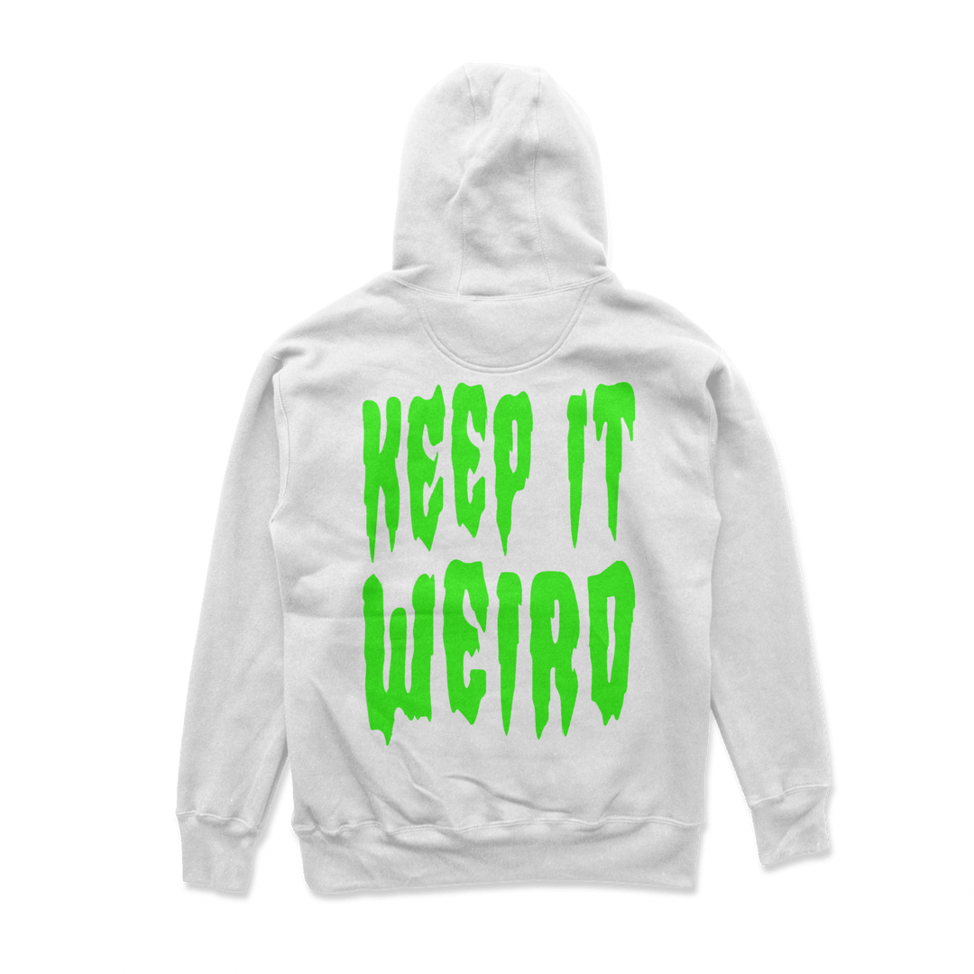 Object of Power nerdy gamer anime tabletop roleplaying Hoodie Keep It Weird Hoodie White / S