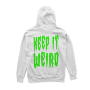 Object of Power nerdy gamer anime tabletop roleplaying Hoodie Keep It Weird Hoodie White / S