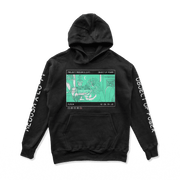 Object of Power nerdy gamer anime tabletop roleplaying Hoodie Medusa X Lo-Fi Hoodie Chest & Sleeve Prints / Black / S