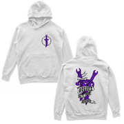 Object of Power nerdy gamer anime tabletop roleplaying Hoodie Rogue's Dagger Hoodie Chest & Back Prints / White / S